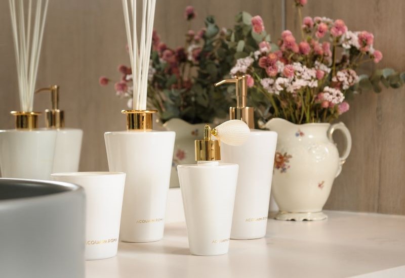 Porta Sabonete Líquido Branco para Lavabo em Promoção