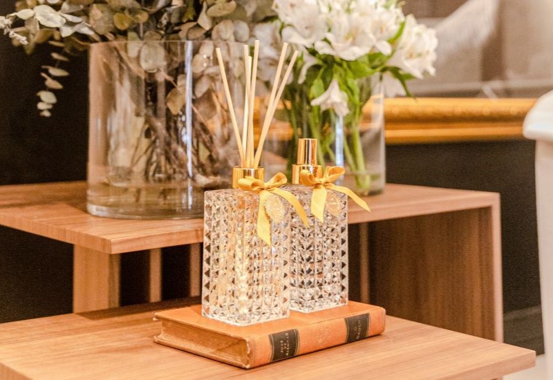 Difusor Dourado Para Decorar e Aromatizar em Promoção