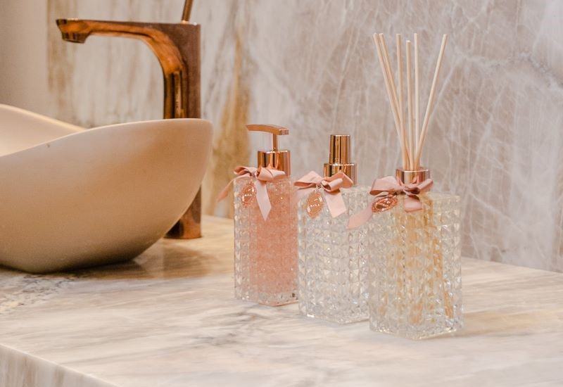 Aromatizador de Ambiente Rose Gold Decorativo em Promoção