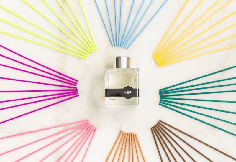 Palito Para Aromatizador Ambiente de Algodão Verde Escuro